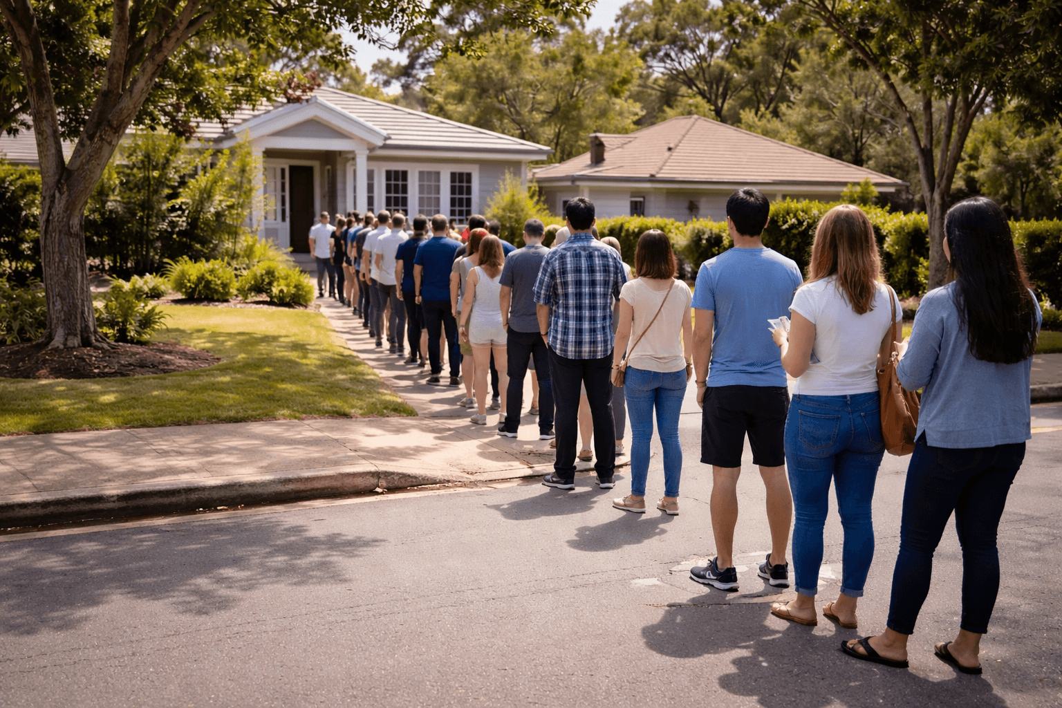 busy open home